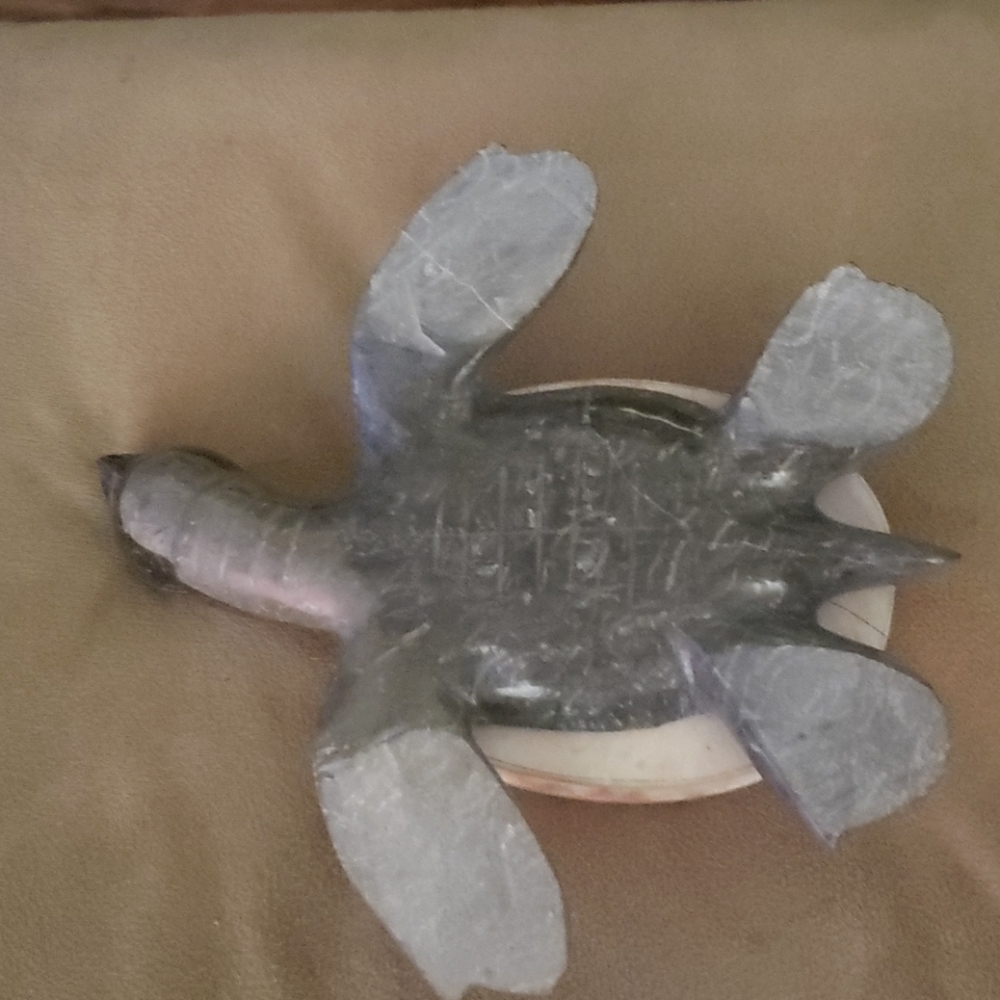 Turtle Marble Trinket Box. - Picture 4 of 7